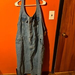 Universal Thread Denim Halter Dress Size 24 NWT